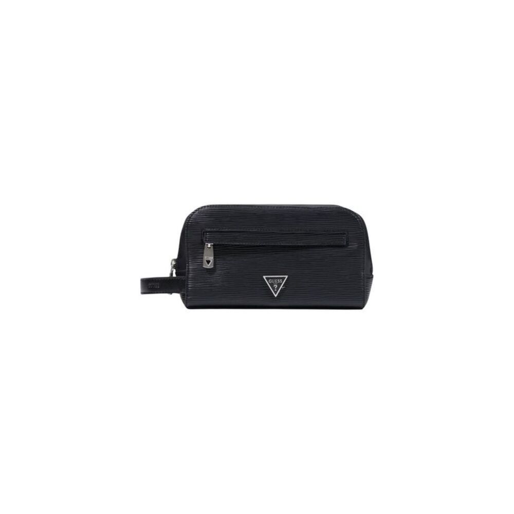 Guess Black Polyethylene Clutch Men's Bag